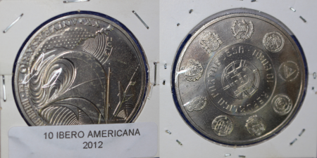 10 euros 20 aniversário da série ibero-americana